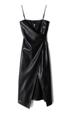 Moda Operandi Nanushka Anubi Faux-leather Wrap Dress