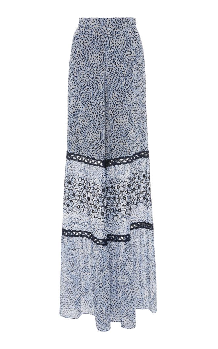 Alexis Lizbeth Embroidered Wide Leg Pants
