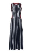 Sportmax Giuda Striped Ribbed Dress