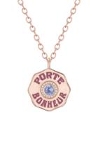 Moda Operandi Marlo Laz Porte Bonheur Enamel Coin Necklace