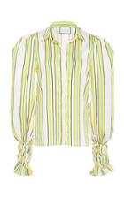 Alexis Cantina Puffed Sleeve Striped Top