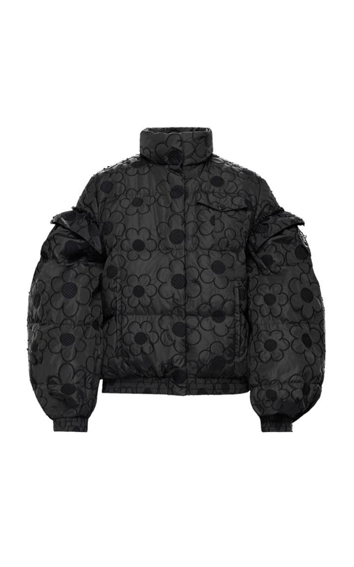 Moncler Genius + Simone Rocha Akela Floral-appliqud Shell Jacket
