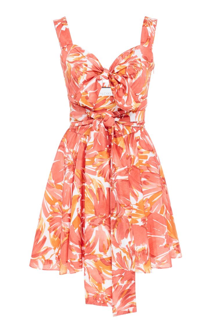 Alexis Ilda Flared Broadcloth Mini Dress