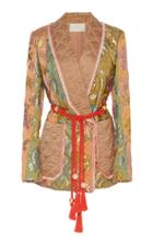 Peter Pilotto Metallic Jacquard Quilted Blazer