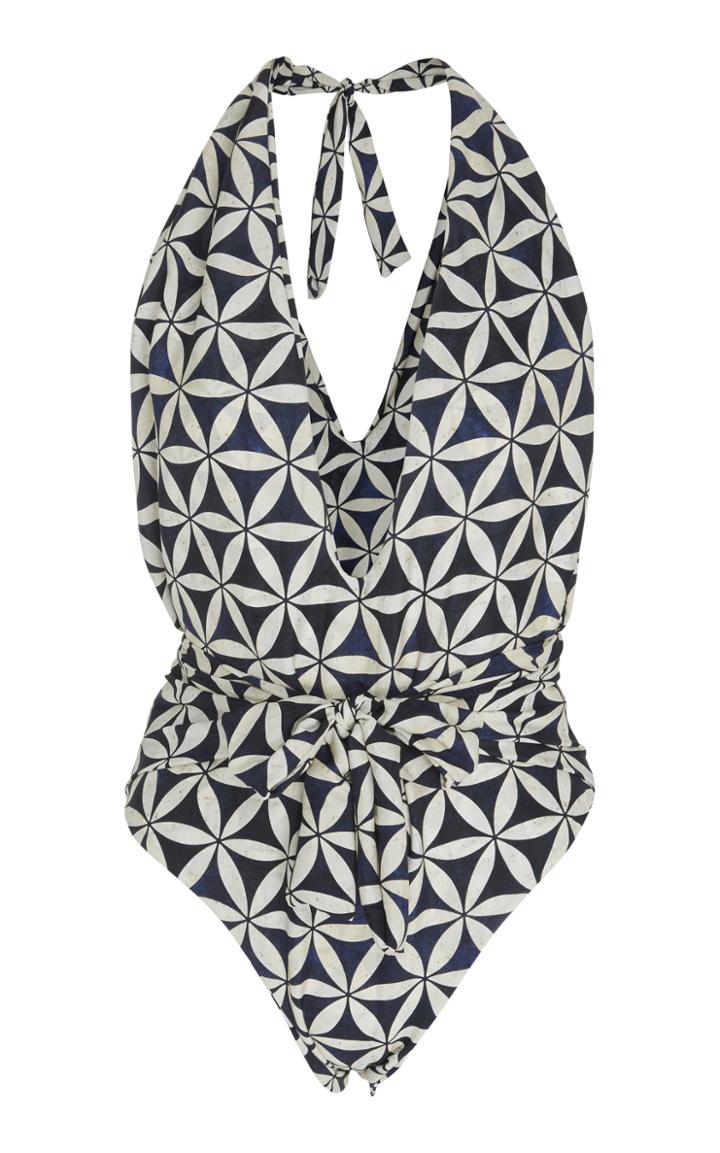 Lenny Niemeyer Silk Tie Maillot