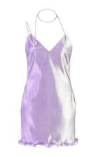 Moda Operandi Area Crystal Embellished Lame Mini Dress Size: S
