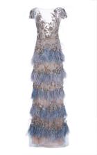 Moda Operandi Marchesa Beaded-embellished Organza Gown