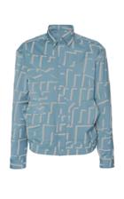 Ermenegildo Zegna Couture Xxx Abstract Woven Wool Shirt