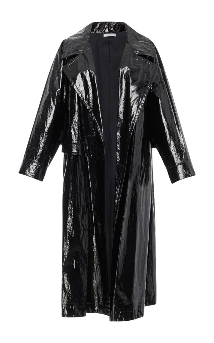 Tome Swarovski Crystal Embellished Trench Coat