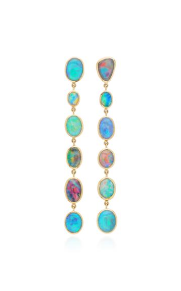 Katherine Jetter One-of-a-kind Long Black Opal Drop Earrings