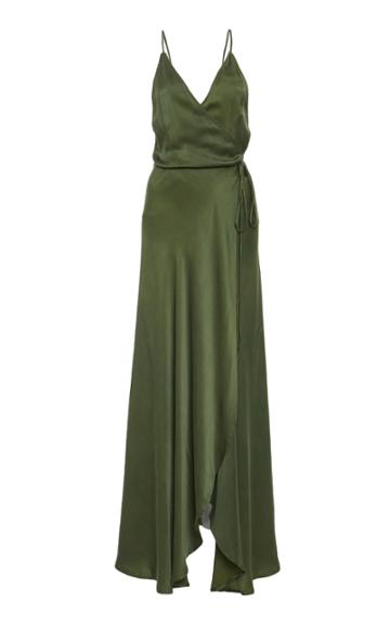 Awaveawake Wrap String Maxi Dress