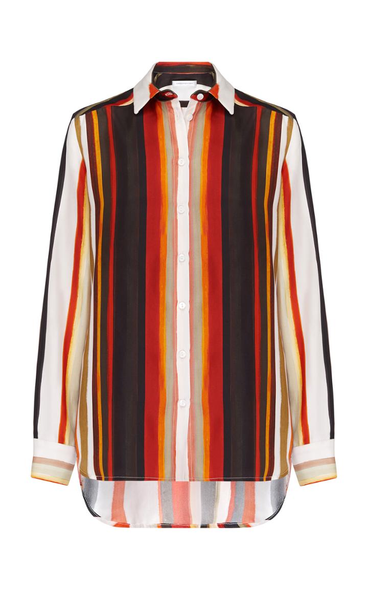 Moda Operandi Christopher Esber Striped Silk Button-down Shirt