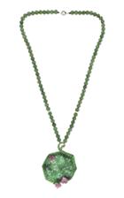 Wendy Yue 18k White Gold And Green Jade Necklace
