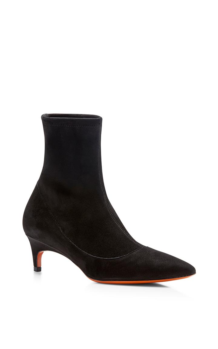 Santoni Suede Ankle Boot