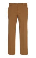 Prada Cotton-twill Slim-leg Pants Size: 46