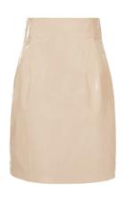 Zeynep Aray Mini Patent Leather Skirt