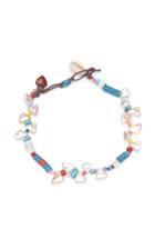Dannijo Calder Freshwater Pearl And Bead Anklet