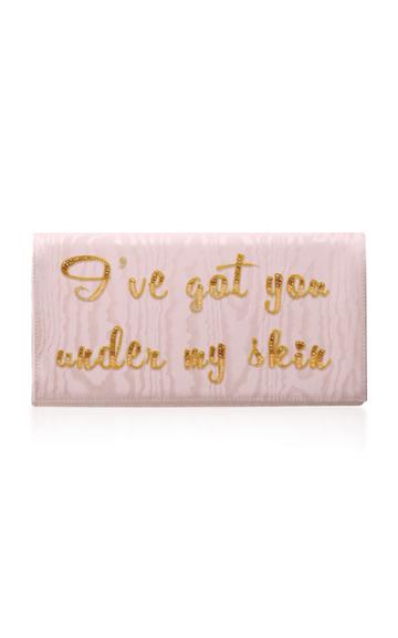 Preciously Paris I've Got You Under My Skin Moire Clutch