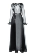 Moda Operandi Valentino Ruffled Silk Gown