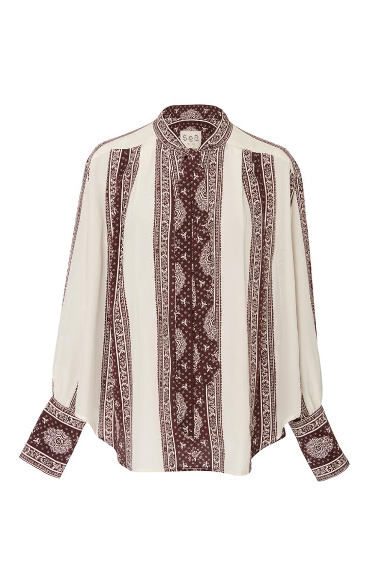 Sea Sonia Stripe Tie Blouse