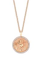 Moda Operandi Anita Ko 18k Gold Leo Zodiac Necklace Size: White Gold