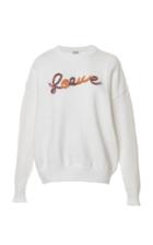 Moda Operandi Loewe Logo Cotton Sweater Size: S