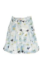 Claudia Li Pleated Cuff Shorts