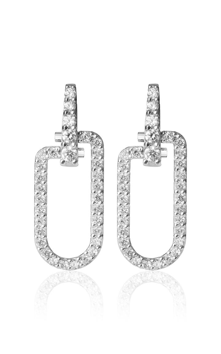 Moda Operandi Eera 18k White Gold Reine Earrings