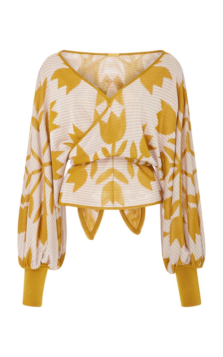 Pepa Pombo Maldives Wrap Blouse