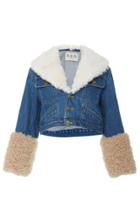 Sea Dunaway Denim Jacket With Shearling