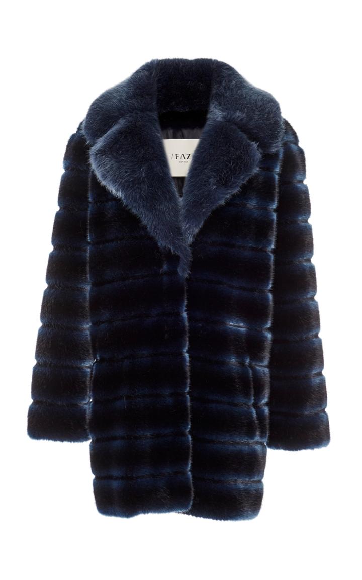 Faz Not Fur Swagger Faux Fur Coat Size: Xs