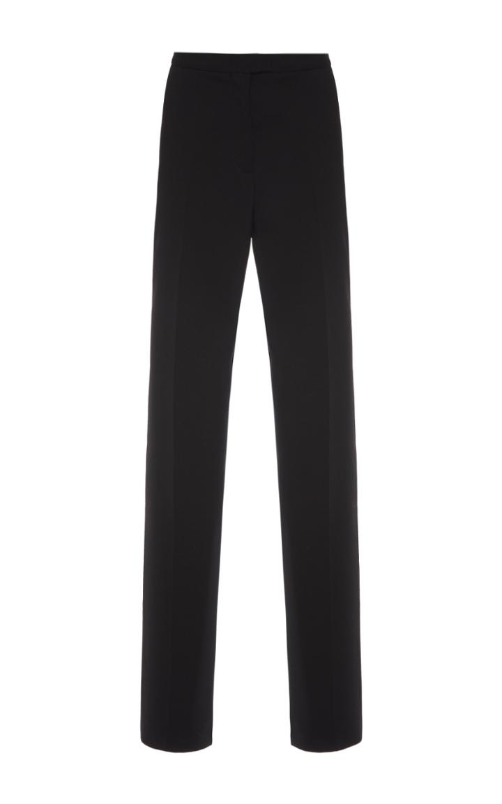Alberta Ferretti Bi-stretch Wool Skinny Trouser