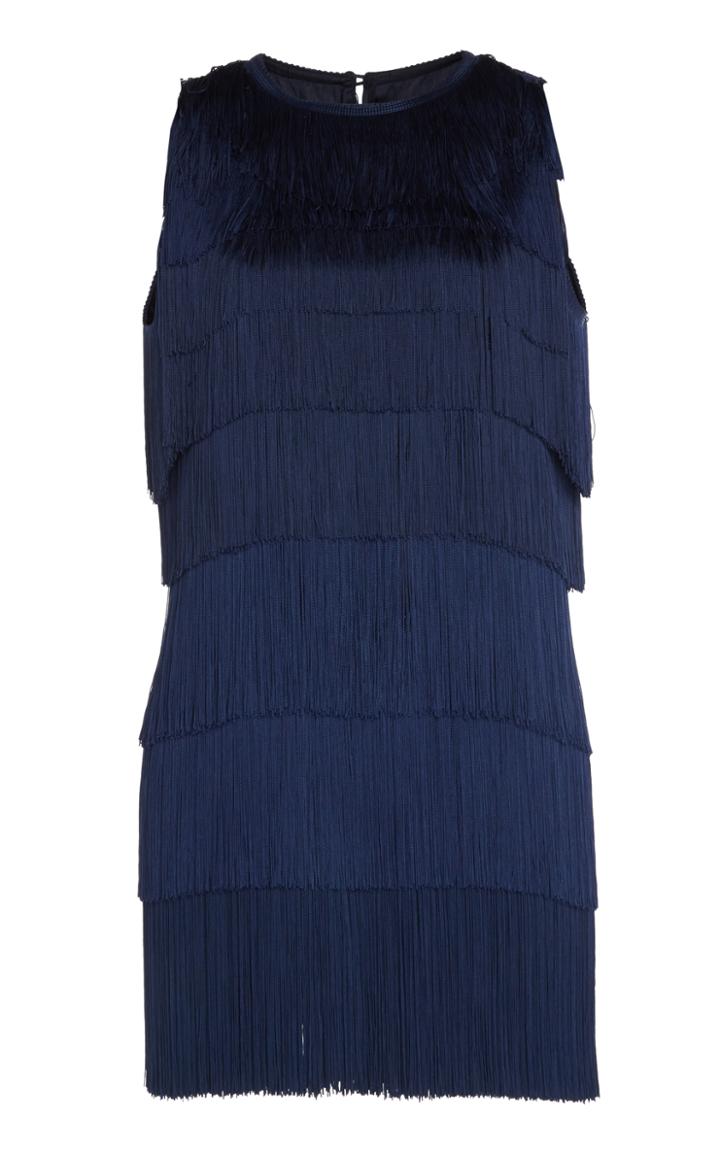 Martin Grant Sleeveless Fringed Dress