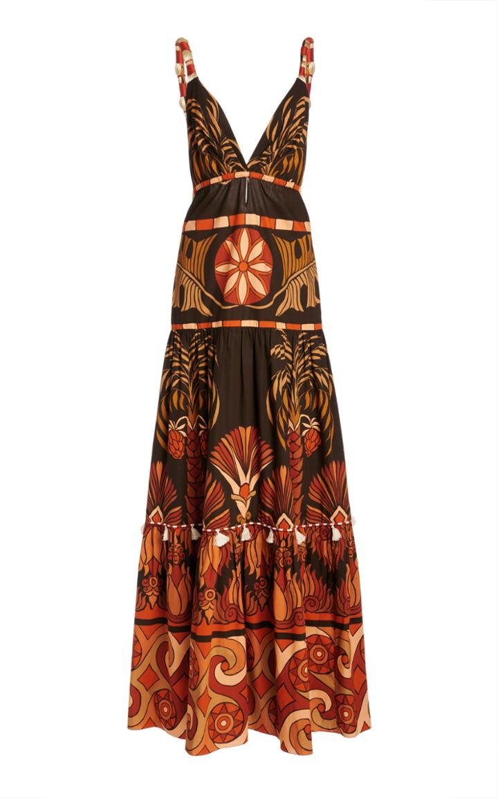 Moda Operandi Johanna Ortiz Neptunian Printed Cotton Dress