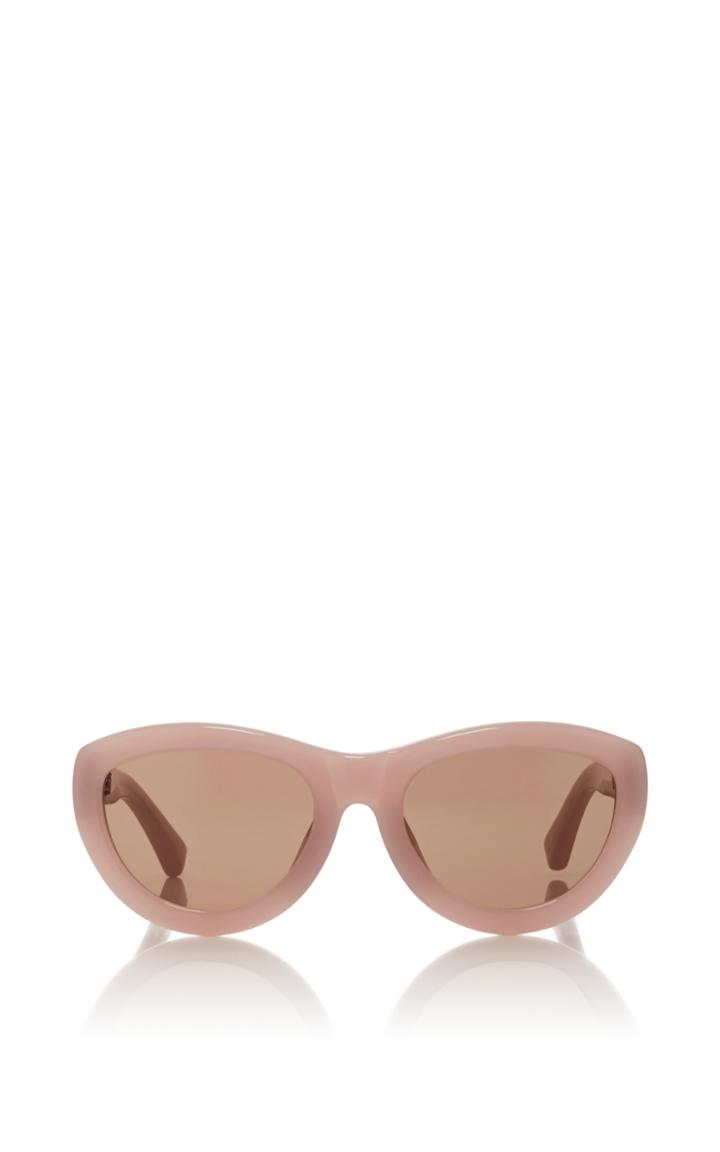 Linda Farrow Pink Dries Van Noten Sunglasses