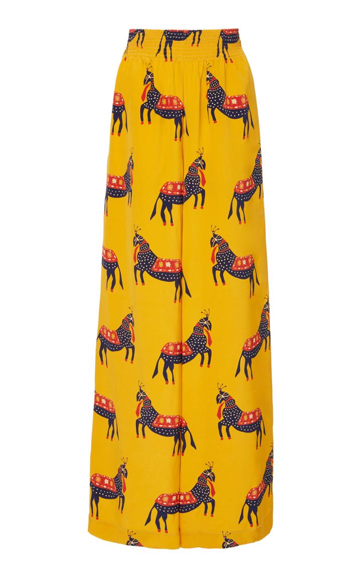 Rianna + Nina Melina Silk Wide Leg Trouser