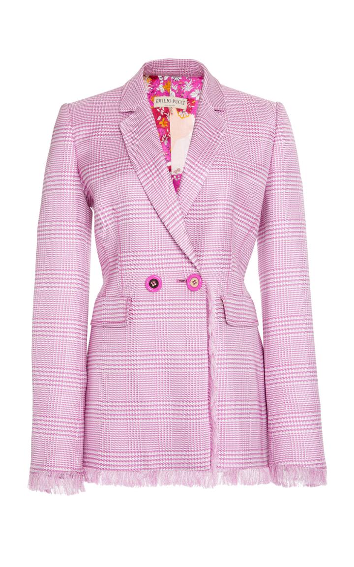 Emilio Pucci Gingham Blazer