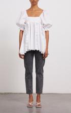 Moda Operandi Joslin Ella Linen Smocked Top