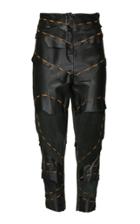 Situationist Stitched Leather Tapered Pant