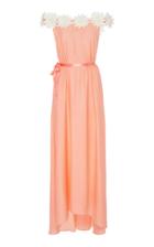 Miguelina Felicia Embroidered Cotton-blend Maxi Dress