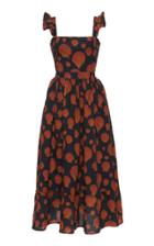Agua By Agua Bendita Herbarium Nacar Midi Dress