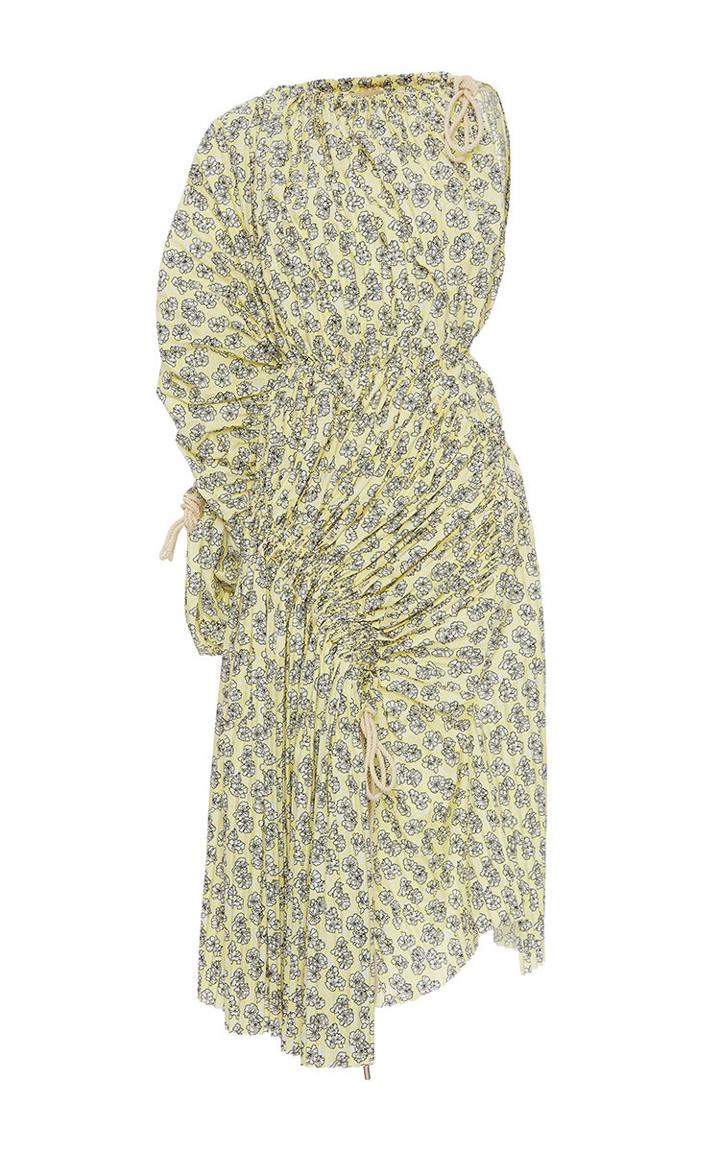 Marni One Shoulder Midi Dress