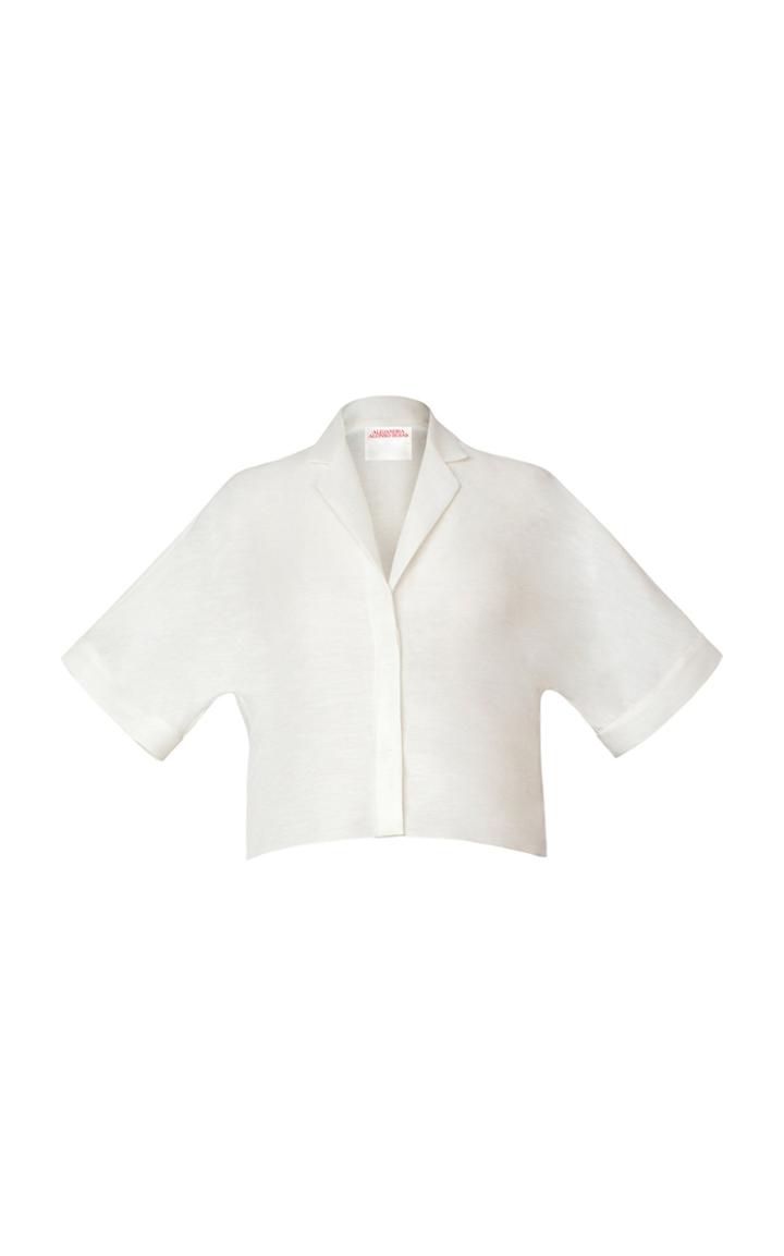 Moda Operandi Alejandra Alonso Rojas Linen-blend Top Size: 0