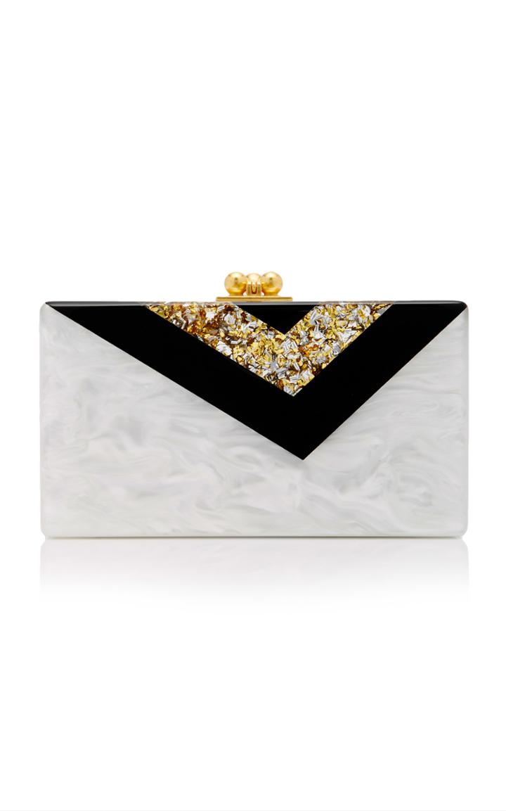Edie Parker M'o Exclusive Vee Clutch