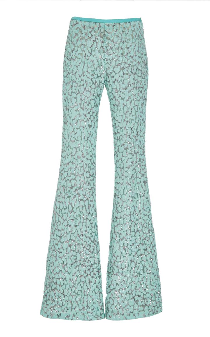 Michael Kors Collection Printed Flared Trousers