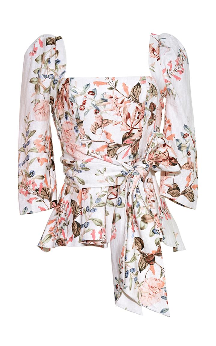 Moda Operandi Cara Cara Lauren Linen Top