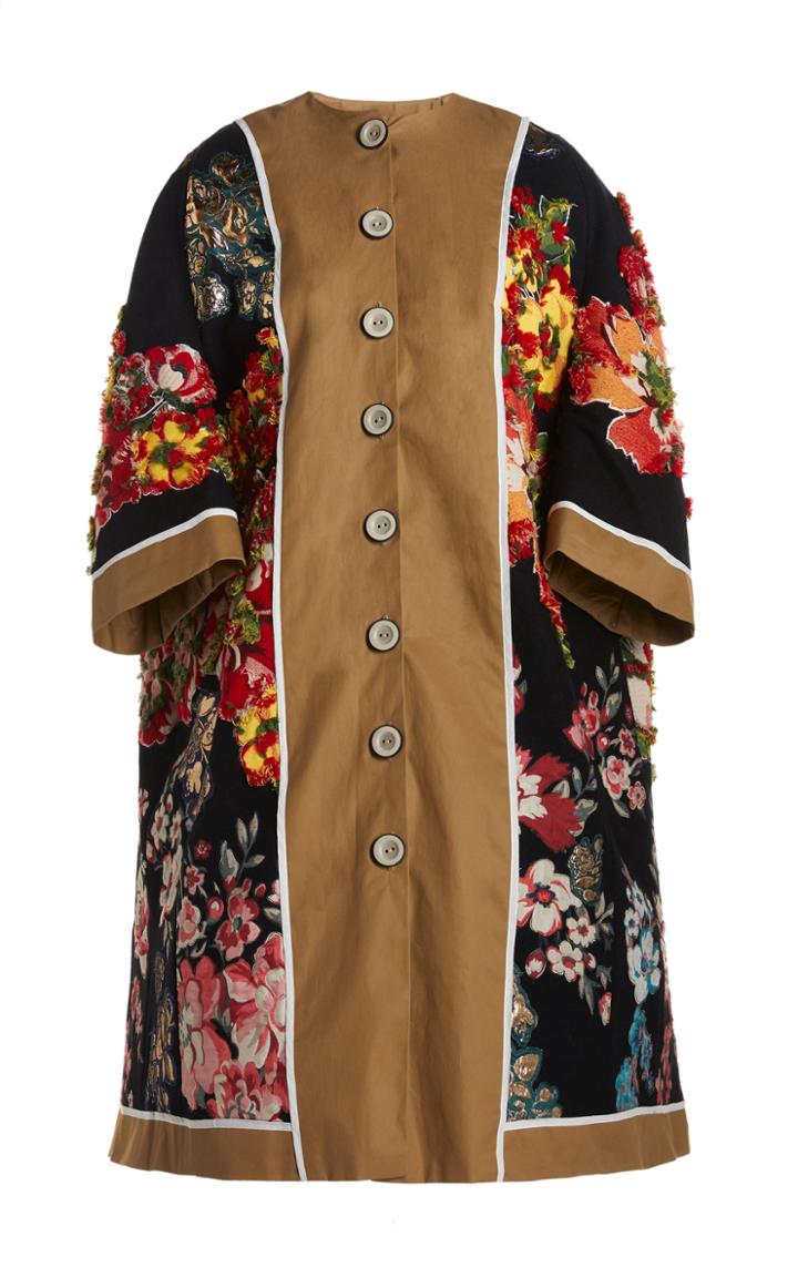 Moda Operandi Biyan Hagen Floral Print Coat
