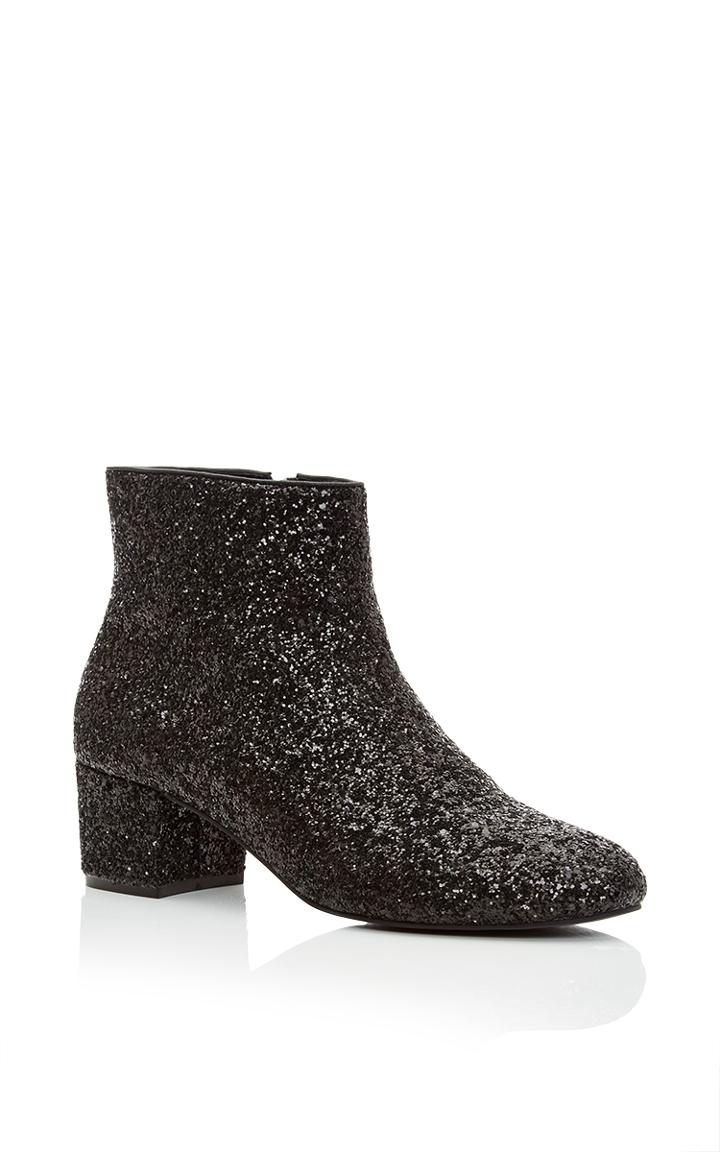Macgraw Black Glitter Lucky Boot