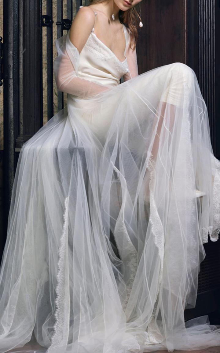 Danielle Frankel Bridal Abagail Tulle Coat