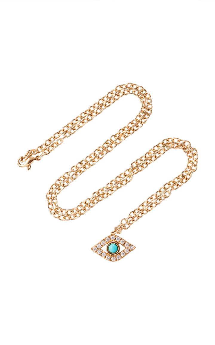 Sydney Evan Extra Large Bezel Evil Eye Charm